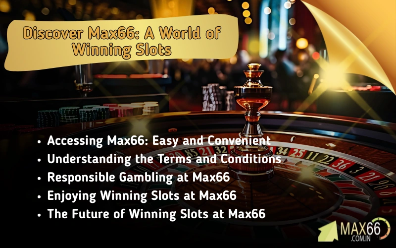 Experience the best premium casino slot games at max66.in!