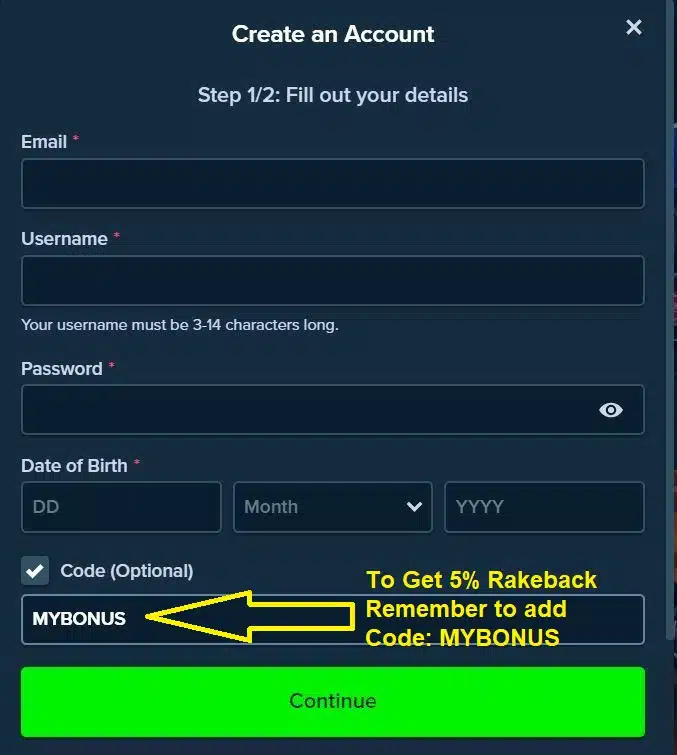 stakes casino veify your account